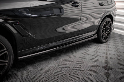 Prahové lišty BMW X6 M F96 carbon look