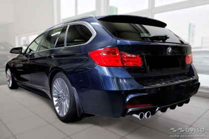 Nerezová ochranná lišta zadního nárazníku BMW 3 / F31 TOURING 2012- Strong edition - černá