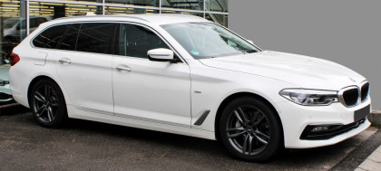 Ochranná lišta zadního nárazníku - PERFORMANCE CARBON EDITION - BMW 5 G31 Touring 2017-2020  měděná/měděný karbon