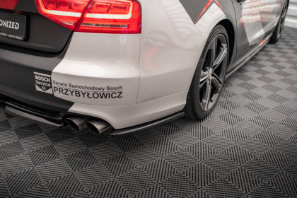 Splittery zadní boční Audi S8 D4 carbon look