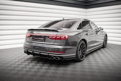 Prodloužení spoileru Audi S8 D5 černý lesklý plast