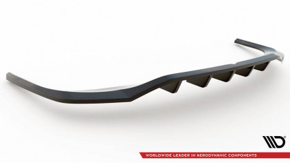Spoiler zadního nárazníku Bentley Continental GT Mk3 černý lesklý plast