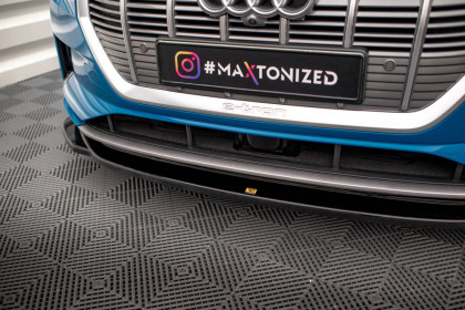 Spojler pod nárazník lipa V.1 Audi e-tron černý lesklý plast