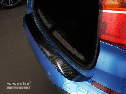 Ochranná lišta zadního nárazníku BMW X1 F48 M-paket 2015- karbonová