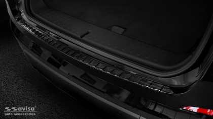 Ochranná lišta zadního nárazníku BMW X4 F26 2014-2018 karbonová