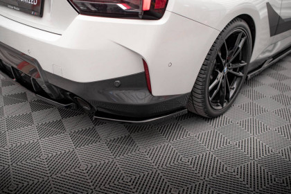 Splittery zadní boční V.2 BMW 2 Coupe M-Pack G42 černý lesklý plast