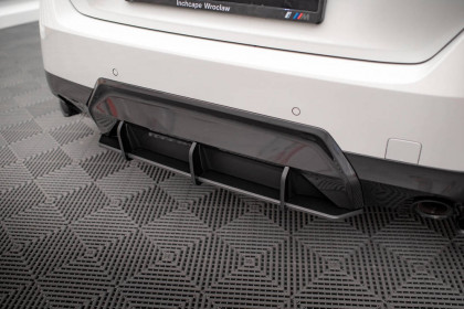 Spoiler zadního nárazníku Street pro BMW 2 Coupe M-Pack G42 černo červená