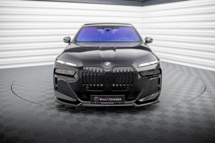 Spojler pod nárazník lipa V.3 BMW 7 M-Pack / M760e G70 carbon look