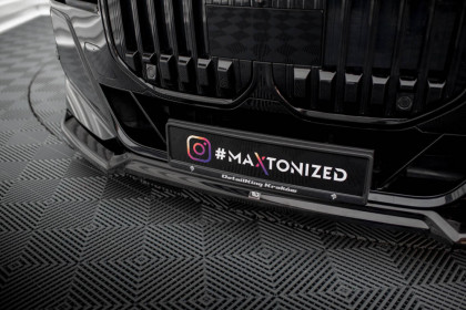 Spojler pod nárazník lipa V.3 BMW 7 M-Pack / M760e G70 carbon look