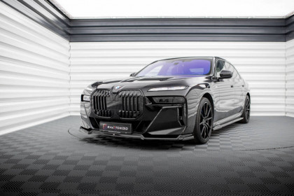 Spojler pod nárazník lipa V.3 BMW 7 M-Pack / M760e G70 carbon look