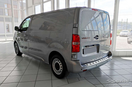 Nerezová ochranná lišta zadního nárazníku Citroen SpaceTourer 16- Strong edition - stříbrná