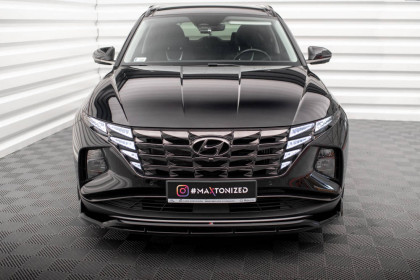 Spojler pod nárazník lipa V.2 Hyundai Tucson Mk4 carbon look