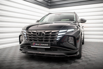 Spojler pod nárazník lipa V.2 Hyundai Tucson Mk4 carbon look