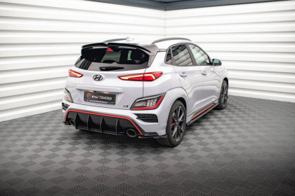 Splittery zadní boční V.1 Hyundai Kona Mk1 carbon look
