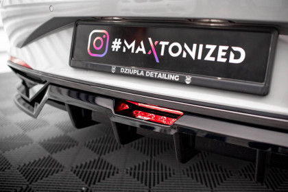 Spoiler zadního nárazníku Hyundai Elantra Mk7 černý lesklý plast