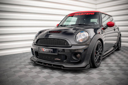 Spojler pod nárazník lipa V.3 Mini Cooper John Cooper Works R56 černý lesklý plast