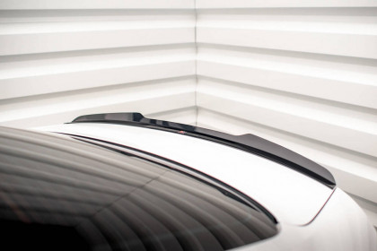 Prodloužení spoileru V.2 Audi A5 / A5 S-Line / S5 Coupe 8T černý lesklý plast
