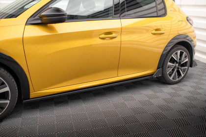 Prahové lišty + flaps Peugeot 208 GT Mk2 carbon look