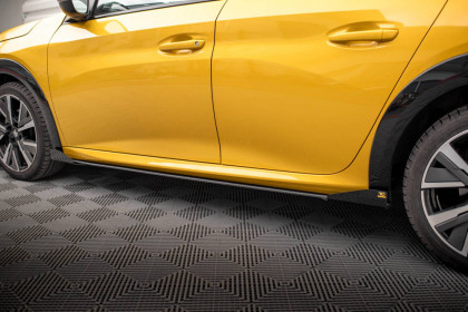 Prahové lišty Street pro + flaps Peugeot 208 GT Mk2 černé