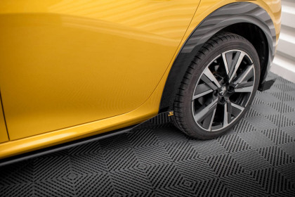 Prahové lišty Street pro + flaps Peugeot 208 GT Mk2 černo červené