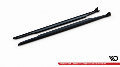 Prahové lišty Mini One R56 carbon look