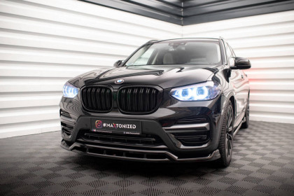 Spojler pod nárazník lipa BMW X3 G01 černý lesklý plast