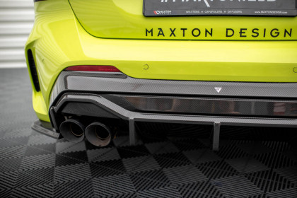 Zadní difuzor V.1 + Miltek sport exhaust BMW 1 F40 M-Pack/ M135i černý lesklý plast , titanové opálené koncovky