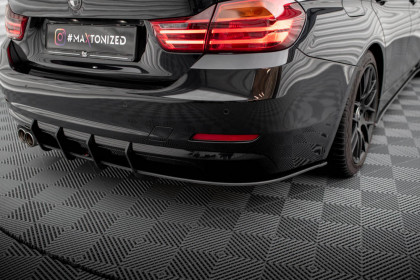 Spoiler zadního nárazníku Street pro BMW 4 Gran Coupe F36 černo červený