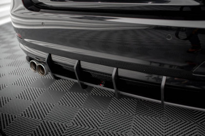 Spoiler zadního nárazníku Street pro + flaps BMW 4 Gran Coupe F36 černý
