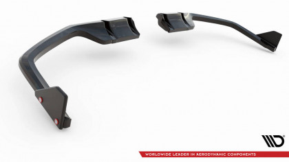 Spoiler zadního nárazniku + flaps Honda Civic Sport Mk 10 černý lesklý plast