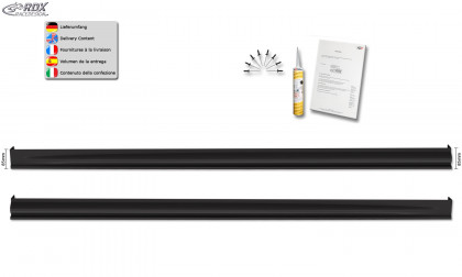 Prahy, kryty prahů RDX OPEL Astra K (2015-2021) "Edition"