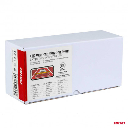 Světlo zadní sdružené LED dynamické LEVÉ- RCL-02-L
