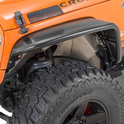 Front steel fender flares black standard coverage Poison Spyder Crusher
