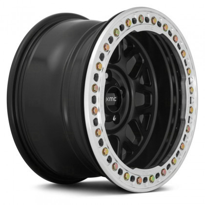 Alloy wheel KM235 Satin Black Beadlock KMC