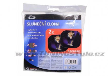 Clona sluneční na boční okno LEOPARD 2ks