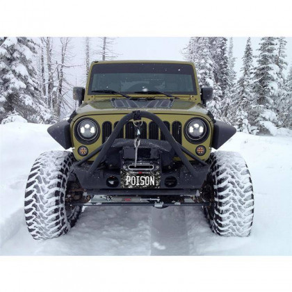 Front steel bumper Poison Spyder Brawler Lite with Bull Bar