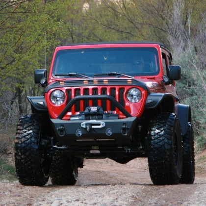 Front and rear fender flares standard coverage Bushwacker Flat Style