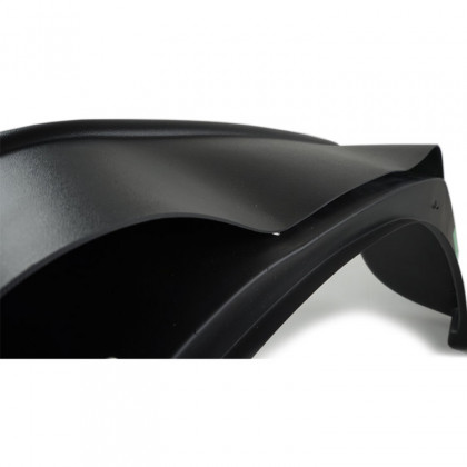 Front and rear fender flares standard coverage Bushwacker Flat Style