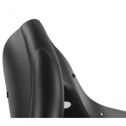 Front and rear fender flares standard coverage Bushwacker Flat Style