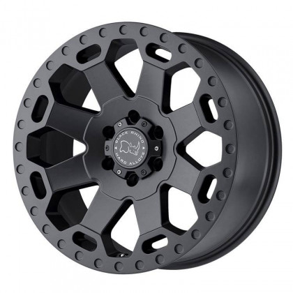 Alloy wheel Matte Gunmetal Warlord Black Rhino