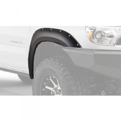 Front and rear fender flares Bushwacker Pocket Style Long Bed