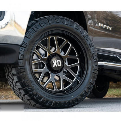 Alloy wheel XD849 Grenade 2 Gloss Black Milled XD Series