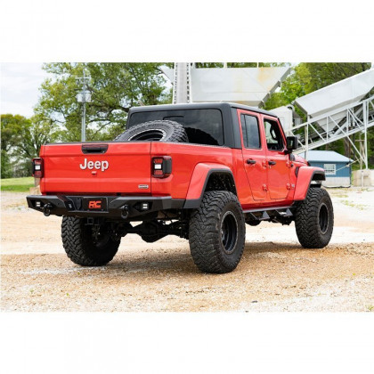Rear steel bumper with LED lights Rough Country Rock Crawler