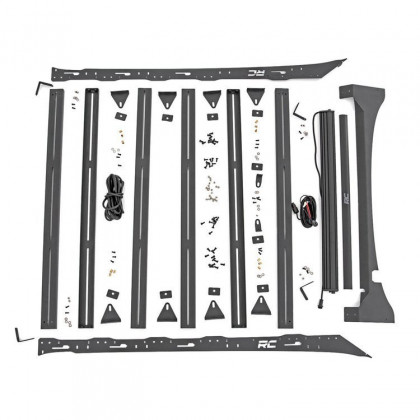 Roof rack system with front LED light bar 40" Rough Country