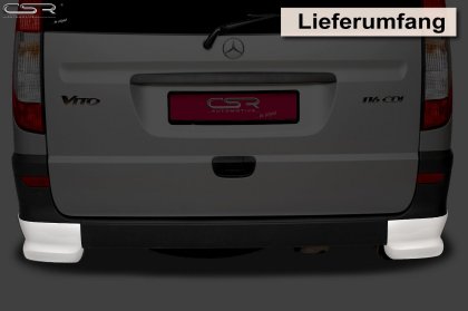 Spoiler pod zadní nárazník CSR- Mercedes Benz Viano / Vito W639 V639