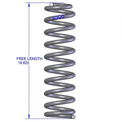 Rear coil springs Clayton Off Road Lift 7"