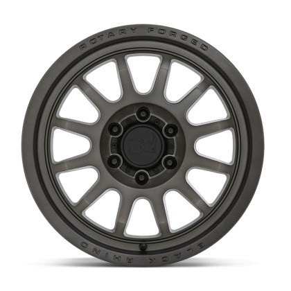 Alloy wheel Matte Brushed Gunmetal Rapid Black Rhino