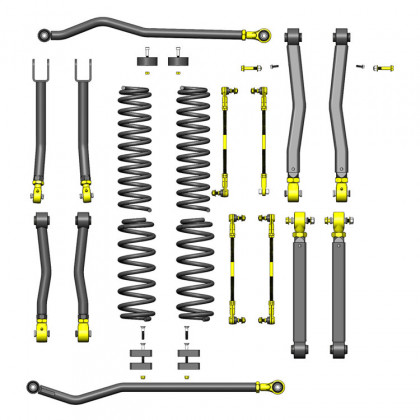 Suspension kit Clayton Off Road Premium 392 Lift 2,5"