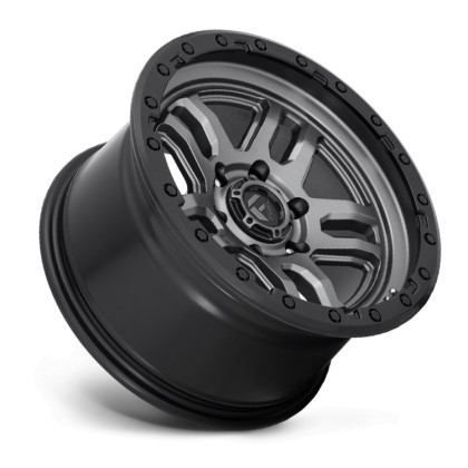 Alloy wheel D701 Ammo Matte GUN Metal Black Bead Ring Fuel