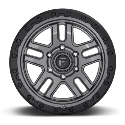 Alloy wheel D701 Ammo Matte GUN Metal Black Bead Ring Fuel